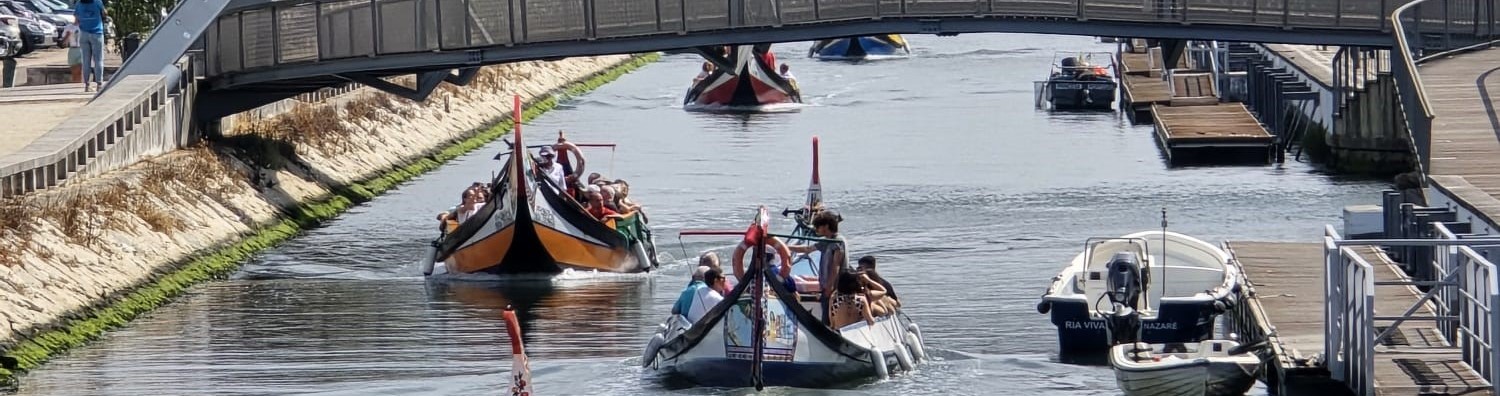 Aveiro canals and bridge